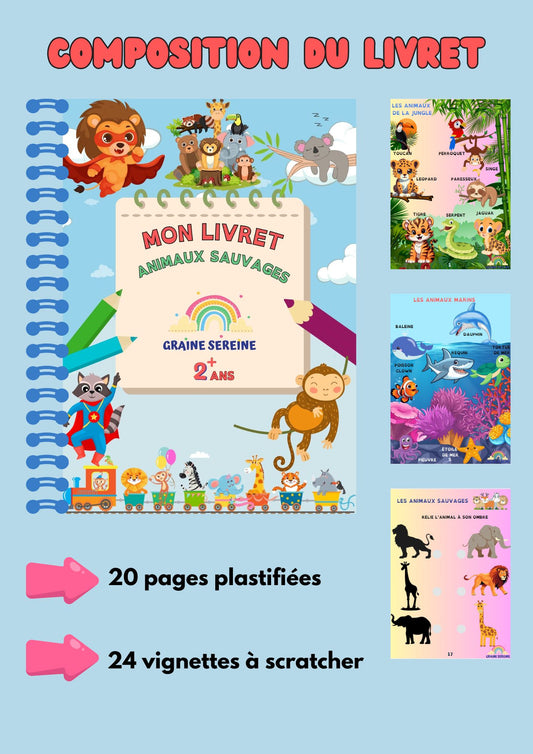 Livret éducatif " les animaux sauvages "