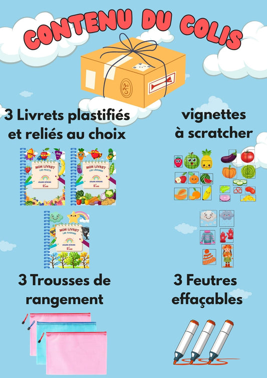 Pack 3 livrets éducatifs