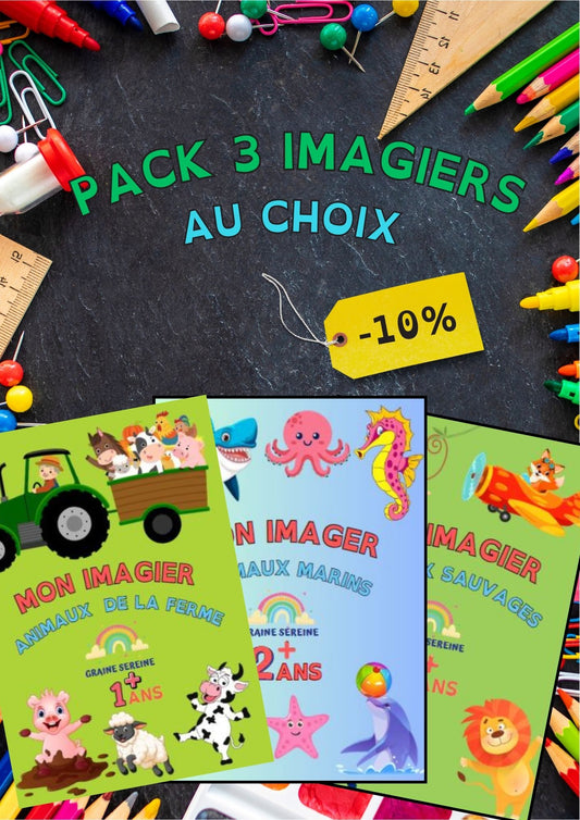 Pack 3 imagiers