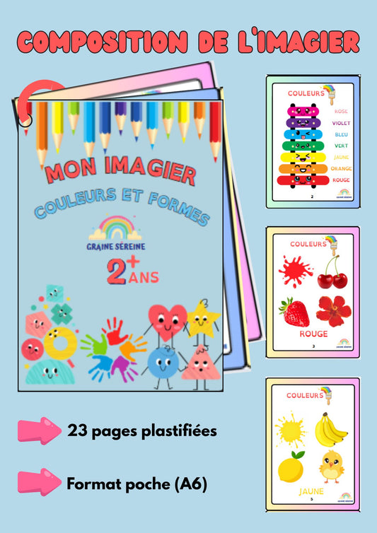 Imagier éducatif " les couleurs & formes "