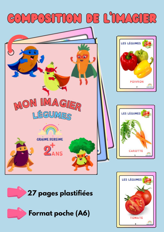 imagier éducatif " les légumes"