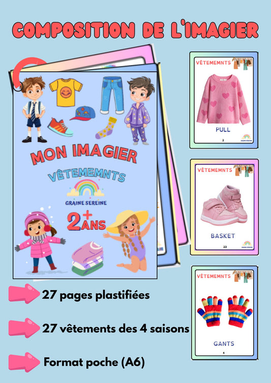 Imagier "les vêtements"