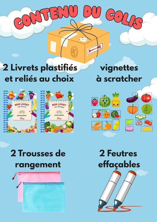 Pack 2 livrets éducatifs