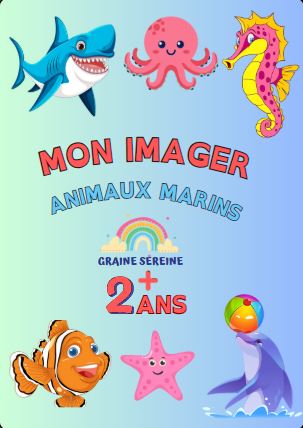 Imagier éducatif " animaux marins "