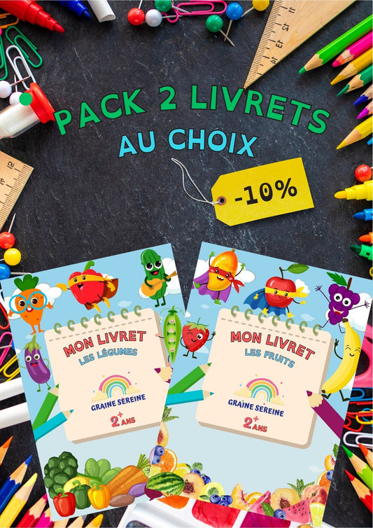 Pack 2 livrets éducatifs